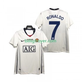 Billige Fotballdrakter Manchester United Ronaldo 7 Champions League 2008 2009 Retro Bortedraktsett Kortermet